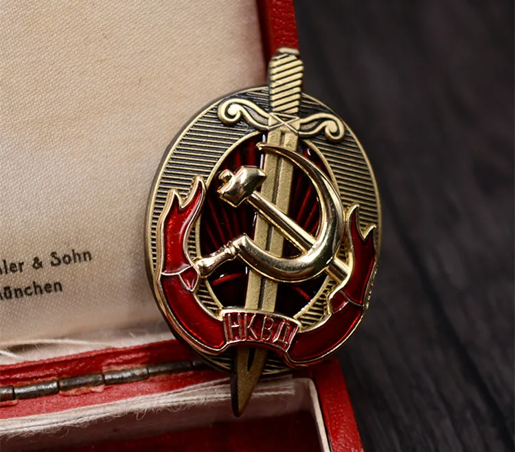 WW2 CCCP KGB медаль советский NKVD Россия брошь металлические значки СССР (народный