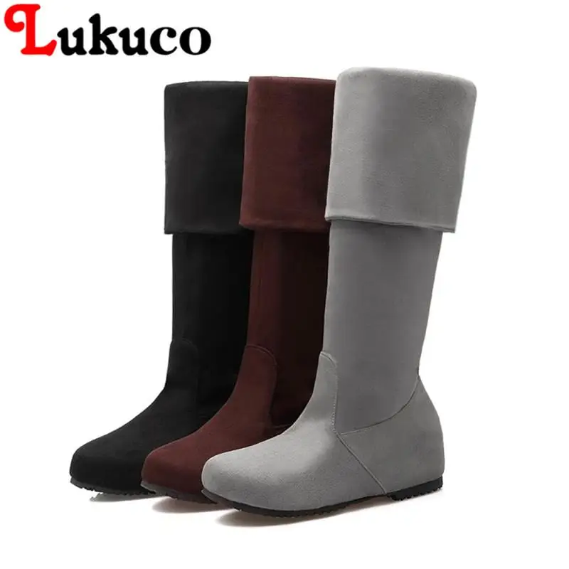 

2018 HOT SALE style knee-high women boots plus size 38 39 40 41 42 43 44 45 46 47 48 49 high quality real pictures free shipping