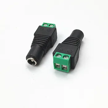 

10Set DC Male Female Connector to 2 Wire Conductor Screw Down Connector for LED Strip Controller 3528/5050/5630