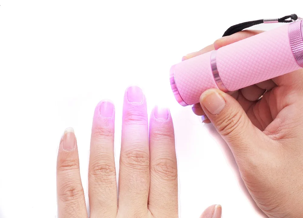 

Portable Led UV Nail Lamp Environmental Material Nail Dryer Magic Use For Drying Hand Finger Nail Polish Tools free shipping