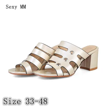 

Peep Toe Women High Heel Sandals Shoes Woman High Heels Ladies Gladiator Sandals Pumps Plus Size 33 - 40 41 42 43 44 45 46 47 48