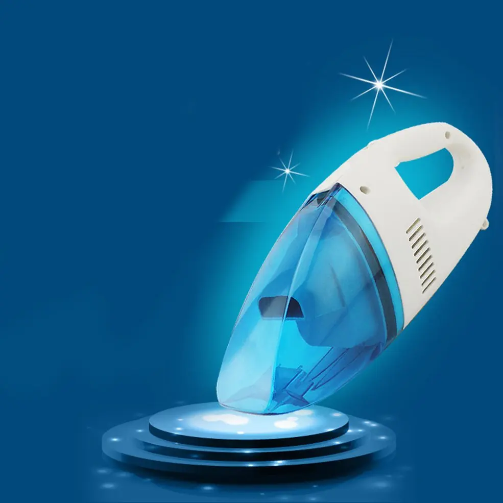 

Mini Car Vacuum Cleaner 60W Portable Dry&Wet Use Handheld Dust Cleaner Collector High Power Home Aspirator