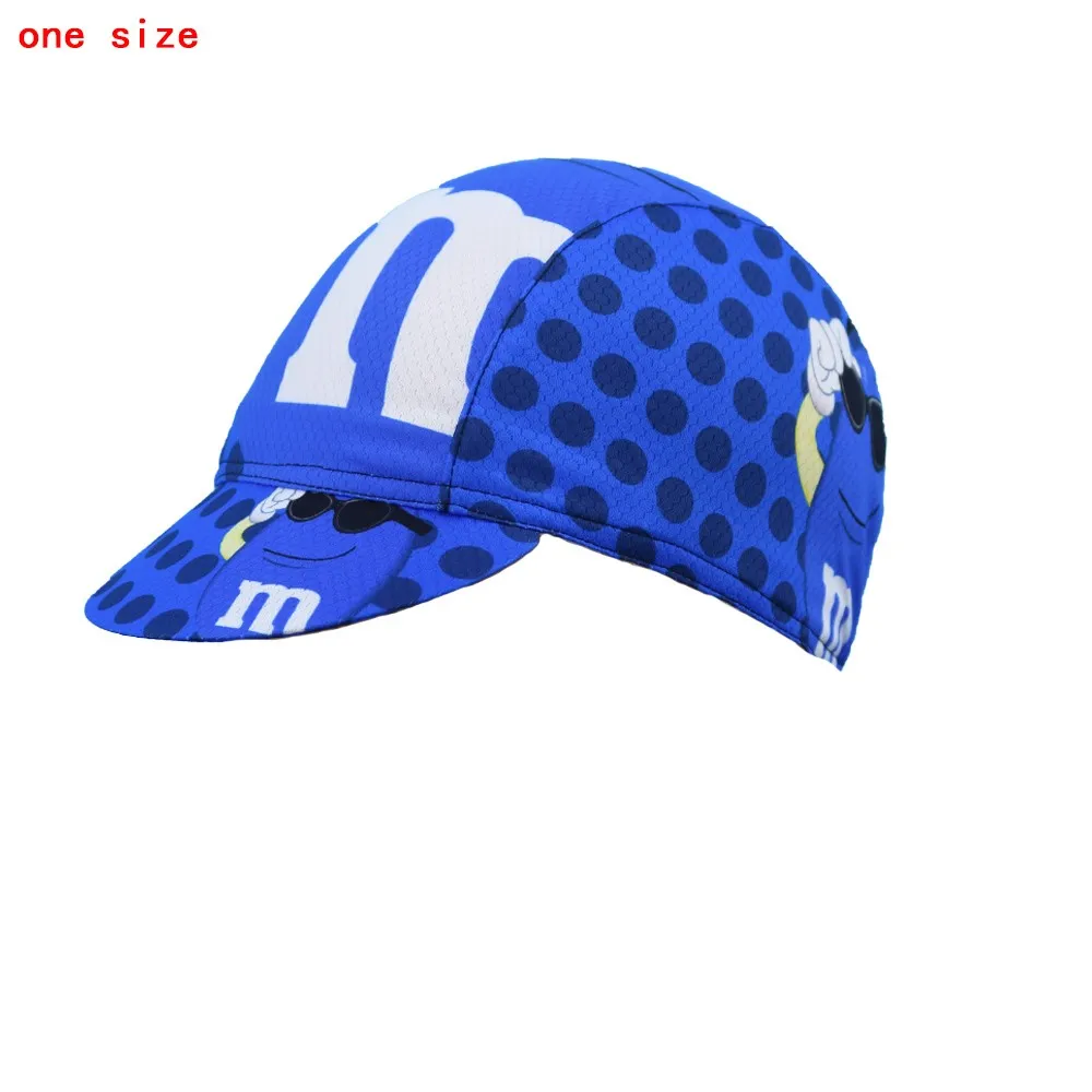 Новая велосипедная трикотажная кепка велосипедная шапка 4 стиля велосипед носил кепку для мужчин и женщин - Цвет: Синий