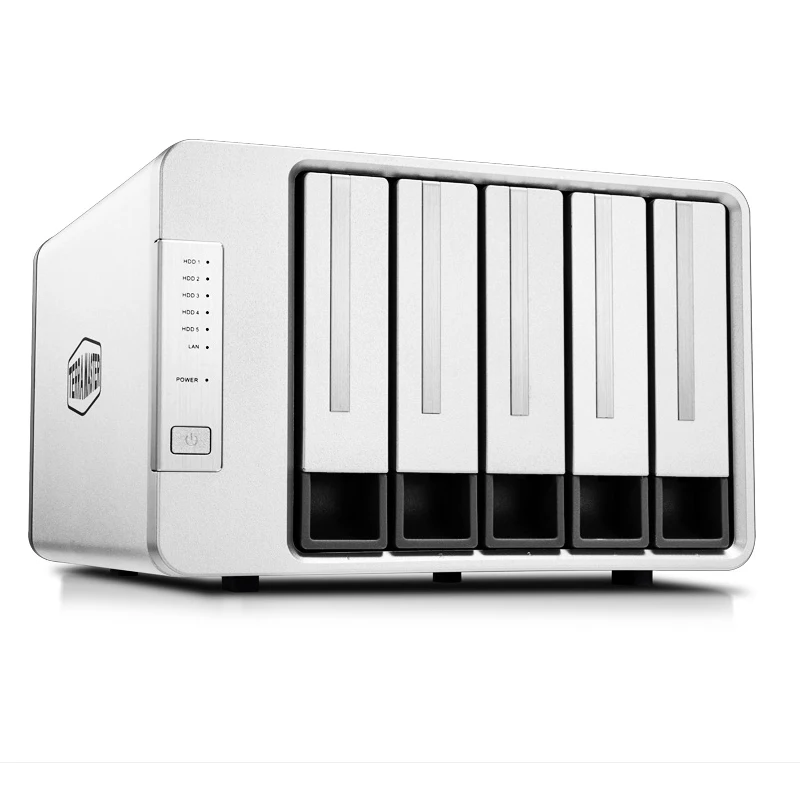 5 Bay HDD NAS для домашнего офиса безопасности бизнеса Облачное хранилище 2,0 ГГц процессор 64 бит система 2G Память 1* G-Ethernet функция RAID