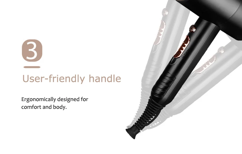 Profissional secador de cabelo ventilador forte energia