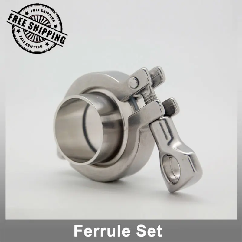 

1.25"  Sanitary Clamp Ferrule Union, stainless steel ferrule,OD:32mm
