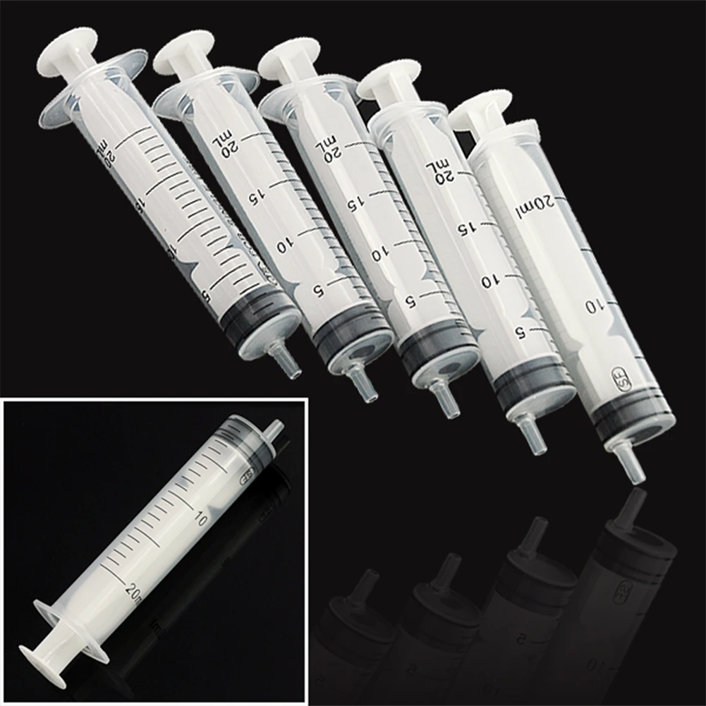 

WITUSE 5/10/50/100x 20 ML Slim Injection Nutrient Syringe Mixture Ink Cartridge Hydroponic Measure Disposable Sampler Injector