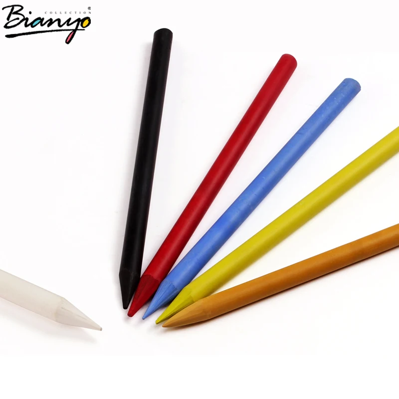 Bianyo 6Color Artist Pastel Colorful Charcoal Pen Set, Non toxic
