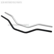 Универсальный для мотоцикла Руль мотобайка из алюминиевого сплава пескоструйная технология готовая Ручка Бар 81 см 22 мм черный