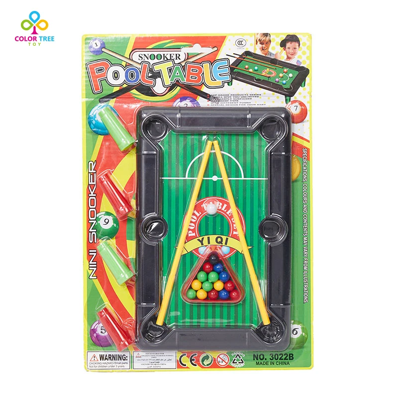 

Sport Entertainment Indoor Board Game Pool Mini Plastic Billiards Table Fun Game Leisure Sports Toys for Kids