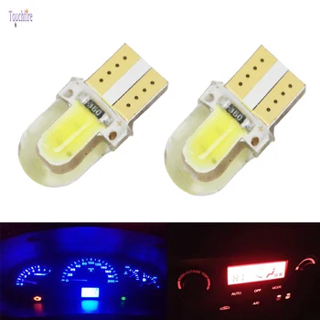 

100pcs LED Bulbs T10 194 168 W5W Reading Lamp Interior Clearance License Plate Position Light 12V Ice Blue White Red Blue 6000K