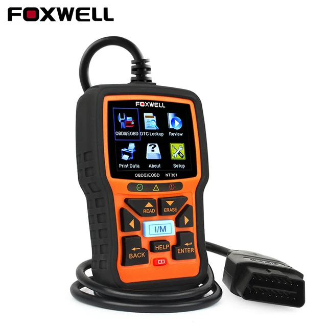Foxwell NT301 OBD2 Car Engine Code Reader Diagnostic Tool Universal OBD2 automotivo scaner Multi