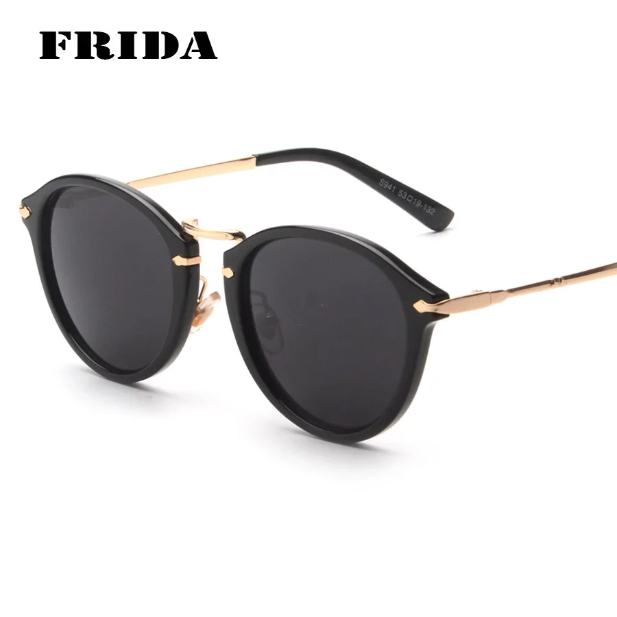 FRIDA Newest Fashion Sunglasses Women Brand Designer Vintage Retro Eyewear Men Classic Shades Glasses UV400 font