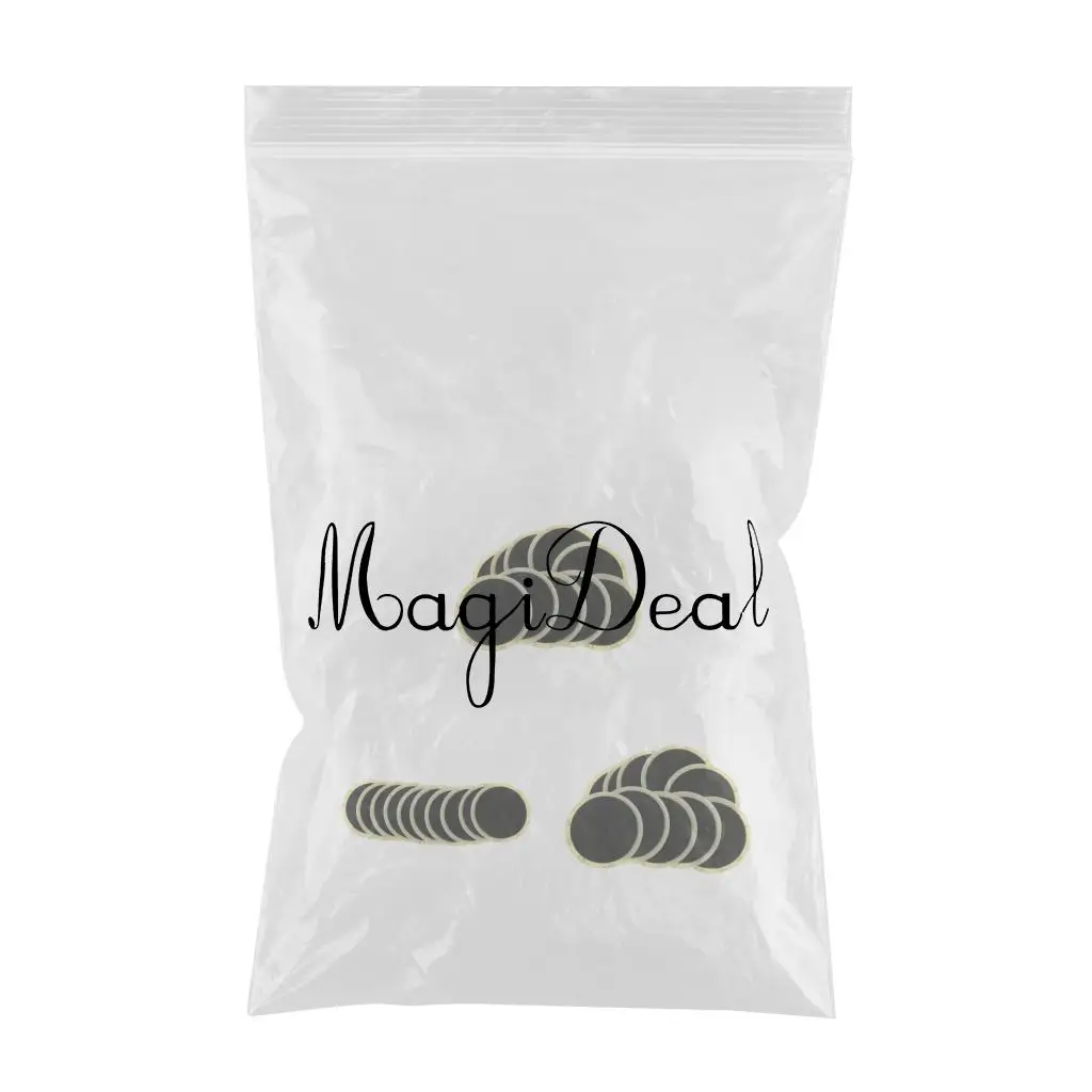 30 Pieces 25mm Universal Rubber Bicycle Bike Puncture Repair Patches Kits for Bicycle Repairing Tire Inner Tube Tyre Air Bed