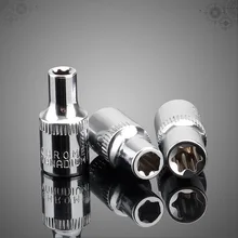 1 шт. 1/" Torx звезда розетка E Тип E4 E5 E6 E7 E8 ручные инструменты для ремонта квадратное отверстие