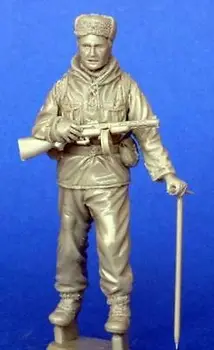

Assembly Unpainted Scale 1/35 Soviet Mountain Soldier STAND Historical Miniature Resin Model Garage Kit