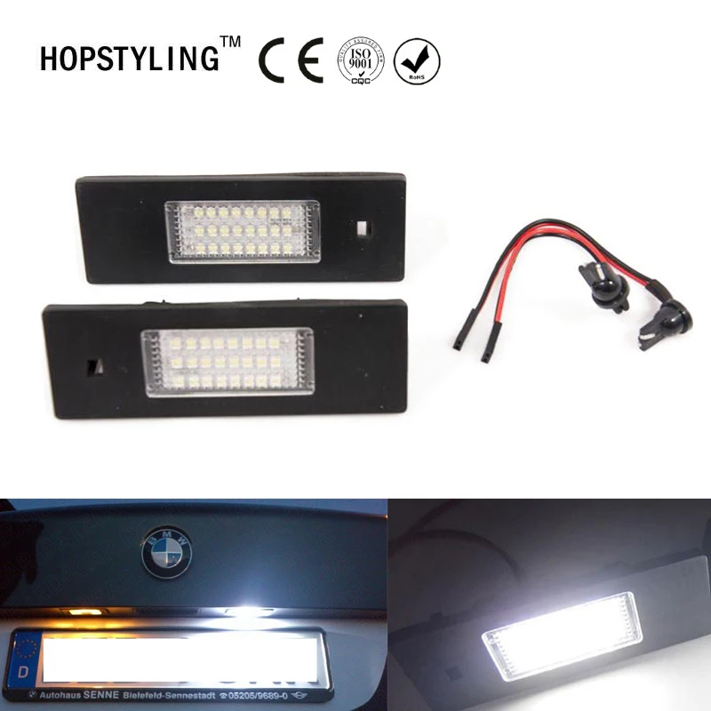 Hopstyling 2x Светодиодный светильник номерного знака для Opel Aauxhall Adam Insignia Corsa C D Zafira B Astra H Tigra B Vectra C Meriva A