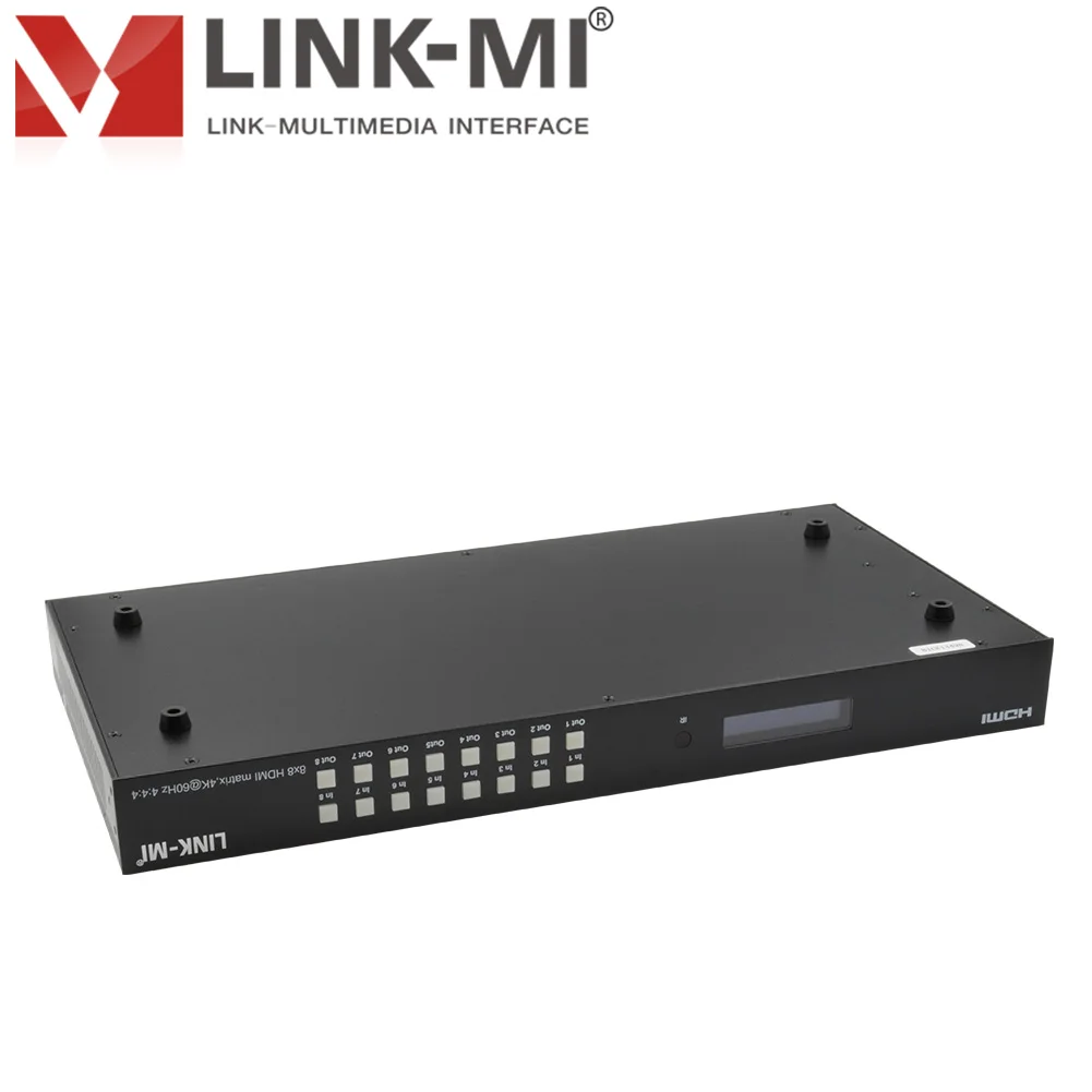 LINK-MI MX11B 8x8 HDMI2.0 матрица Поддержка 4K@ 60 Гц 18 Гбит/с, HDR