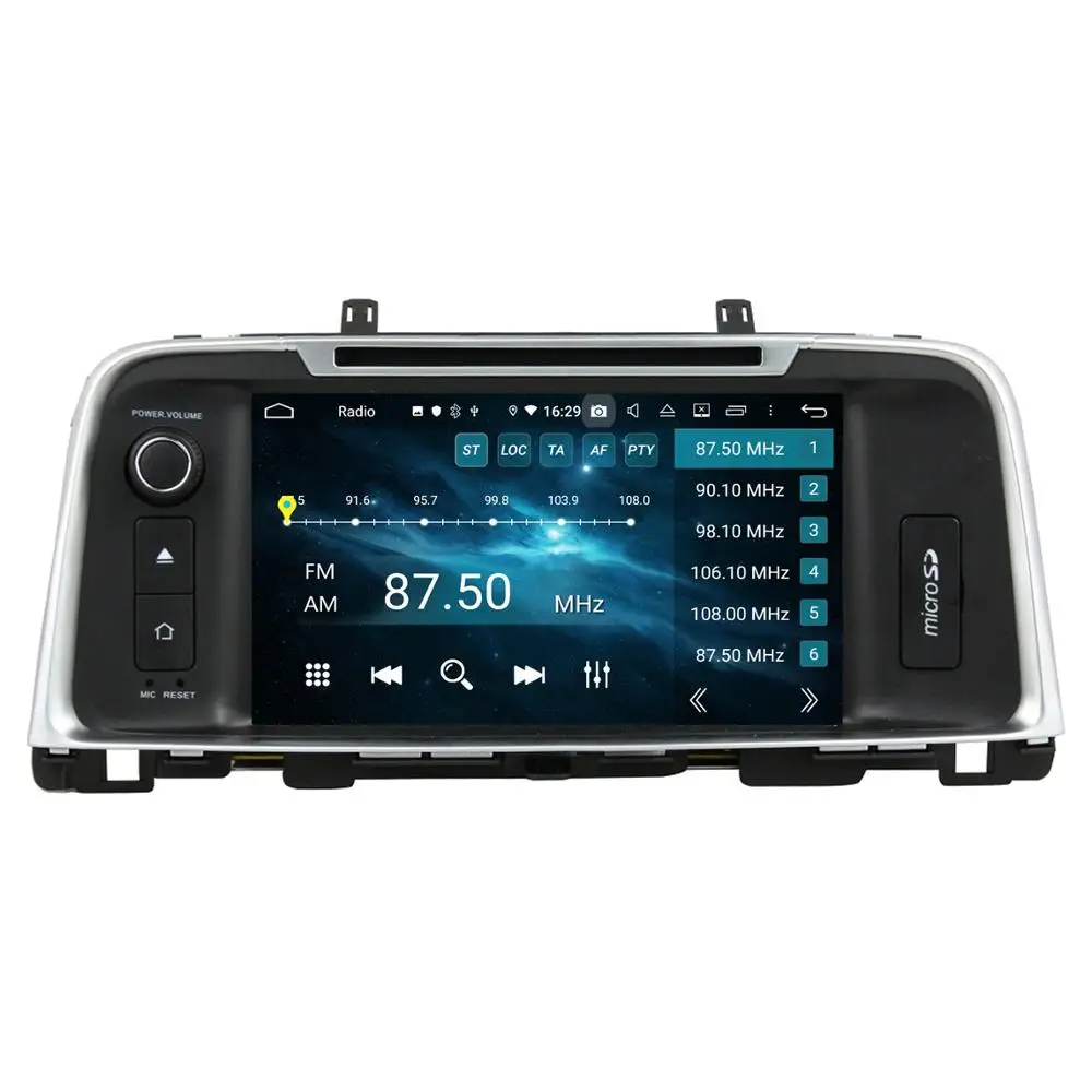 Sale 4GB+64GB 8" Android 9.0 Car dvd Player for Kia K5 Optima 2015 2016 2017 2018 Car Radio GPS WIFI Bluetooth 4.2 USB Mirror-link 2