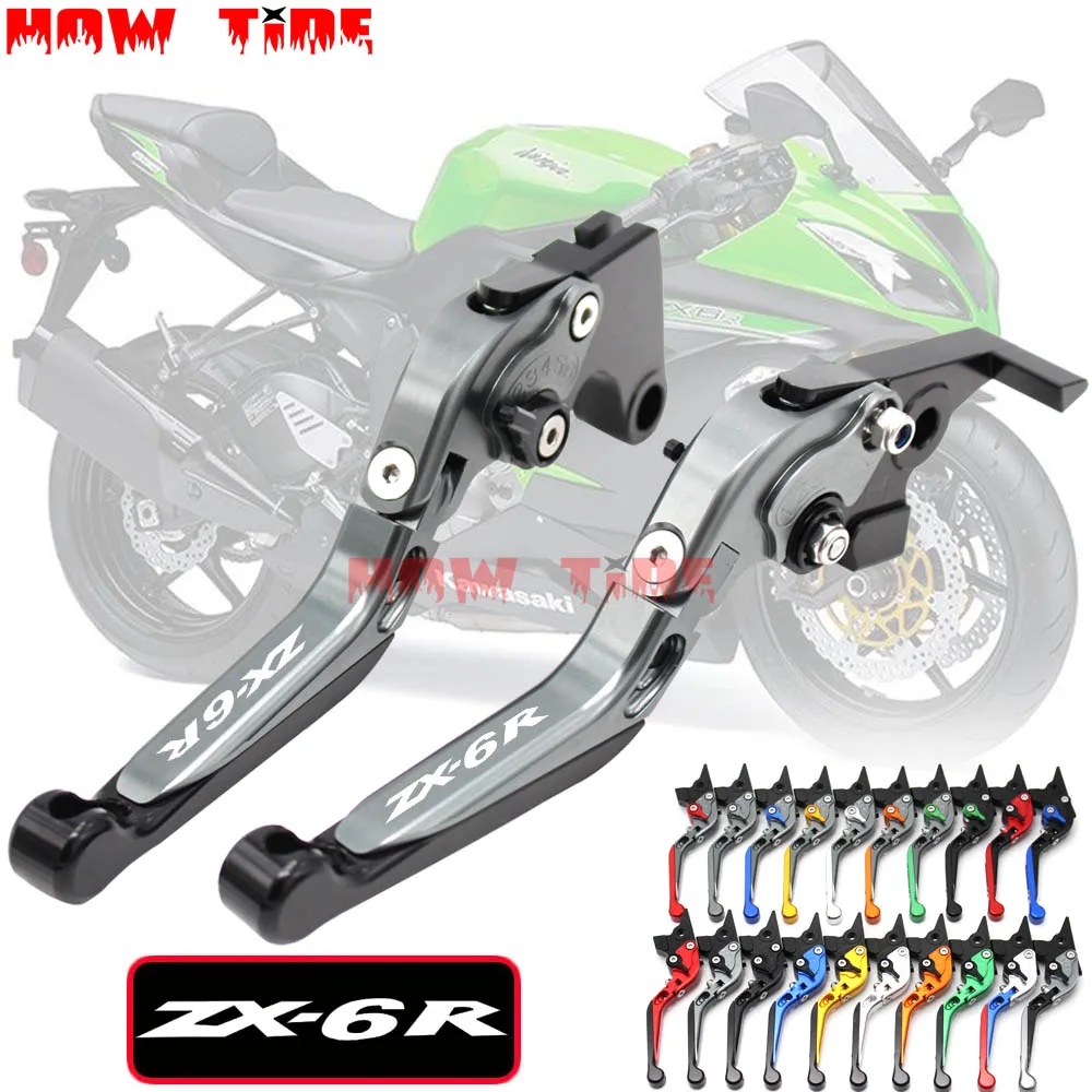 

For Kawasaki ZX 6R ZX6R ZX-6R 1995-1999 1996 1997 1998 CNC Adjustable Folding Motorcycle Brake Clutch Levers