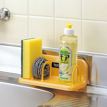

inomata Kitchen scouring pad Separate shelf Small objects storage rack/ Drain shelf, Sponge holder