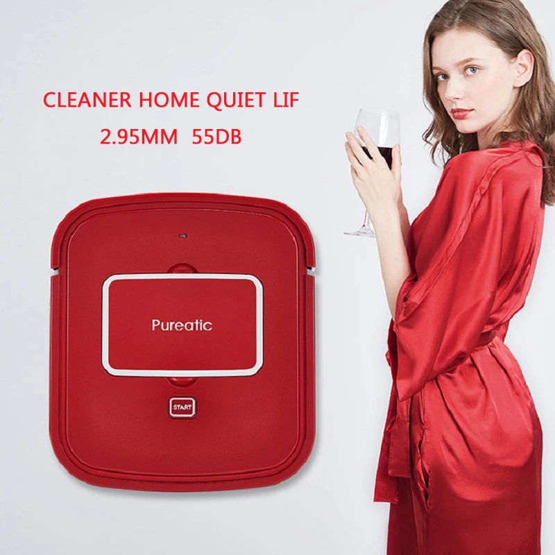 Ultra Thin Robot Vacuum Cleaner Home Application Super Suction Sweep Machine for Pet hair Dust Cleaner Vacuum Robot Aspirador