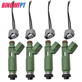 

4PCS/LOT high quality new Fuel Injectors + wires 2325022040 232500D040 23250-0D040 23250-22040 23209-22040 23209-0D040