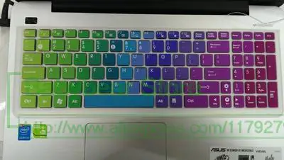 Силиконовая клавиатура для ноутбука кожного покрова для Asus A556UF K53S K72 K55V K56C K550D K550JK K555ZE K555LD K751 K501 JX4720 K556U
