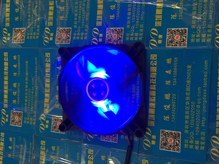 8015 80 мм 8 см 80*80*15 мм вентилятор 5V бесшумный вентилятор с синей Led USB разъем
