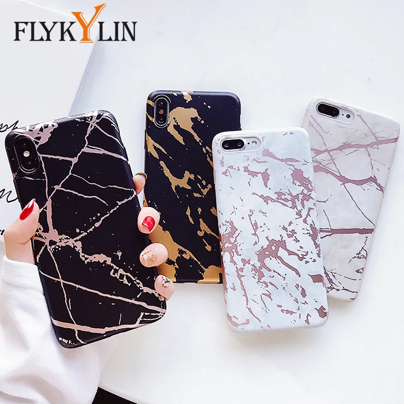 FLYKYLIN мраморный чехол для huawei P20 Lite mate 20 Pro Nova 3 e 3i 2S Чехол iPhone 6 S 7 8 Plus X XR XS Max IMD