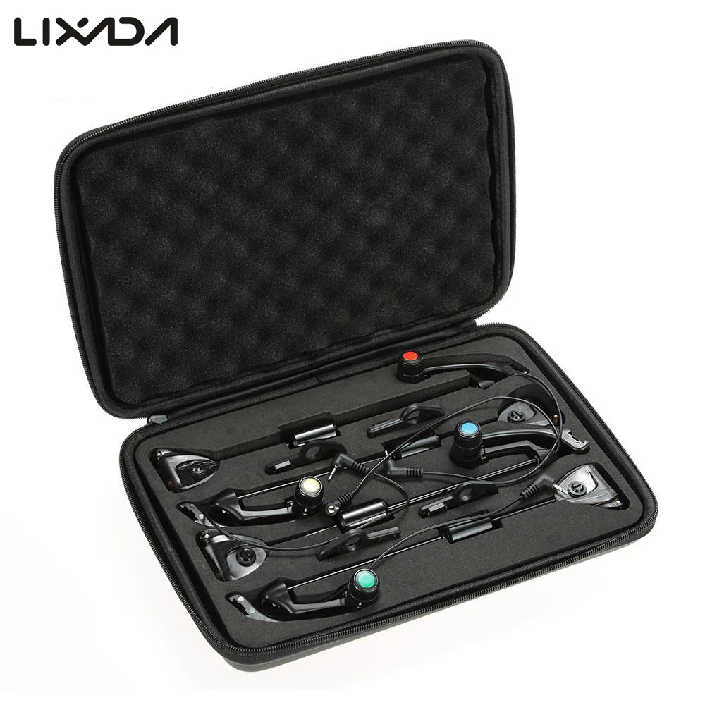 

Lixada Fishing Alarm 4Pcs Fishing Swingers LED Fishing Alerts Bite Alarm Carp Set Hanger Sensor Illuminated Bite Indicator Pesca