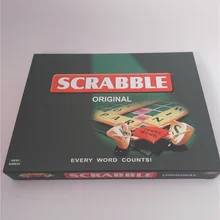 5 lingue Qualità Scrabble Giochi Inglese Francese Spagnolo Russo Arabo Ortografia di Apprendimento Puzzle per Bambini Da Tavolo Puzzle