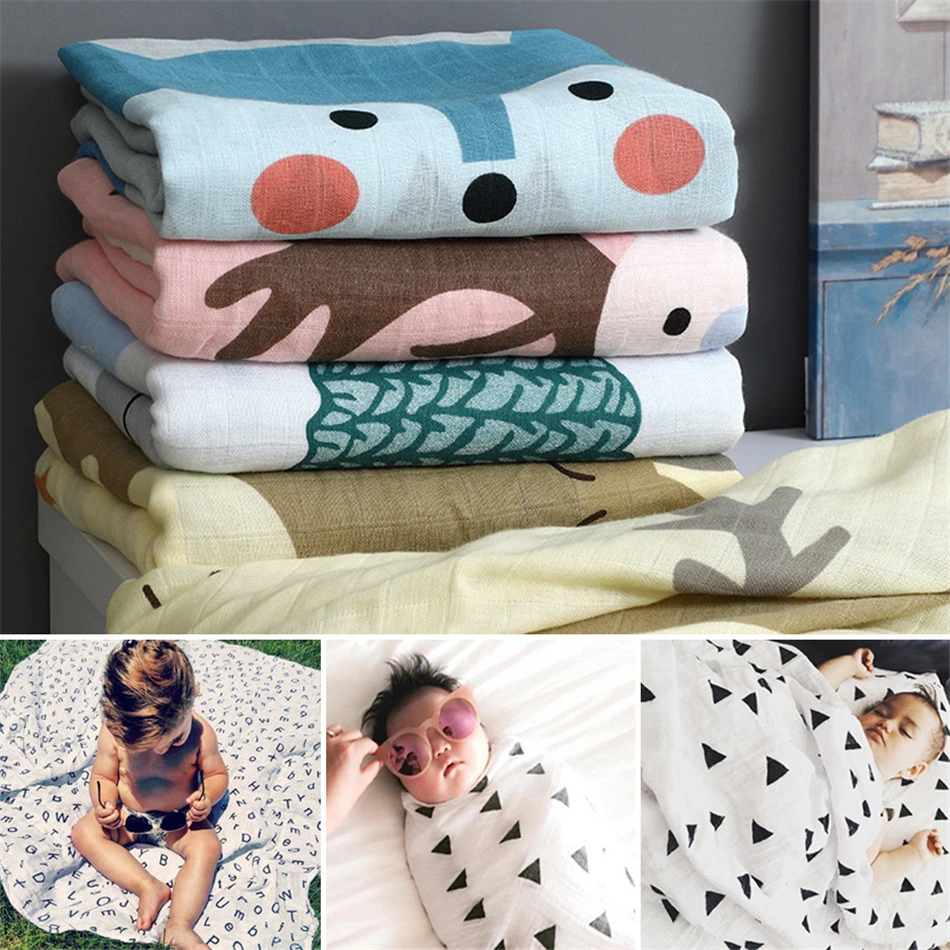 Бамбуковое Пеленальное Одеяло, муслиновые квадраты, детское одеяло s, хлопковое муслиновое Пеленальное Одеяло для новорожденных, пеленка для купания, пеленка для детей