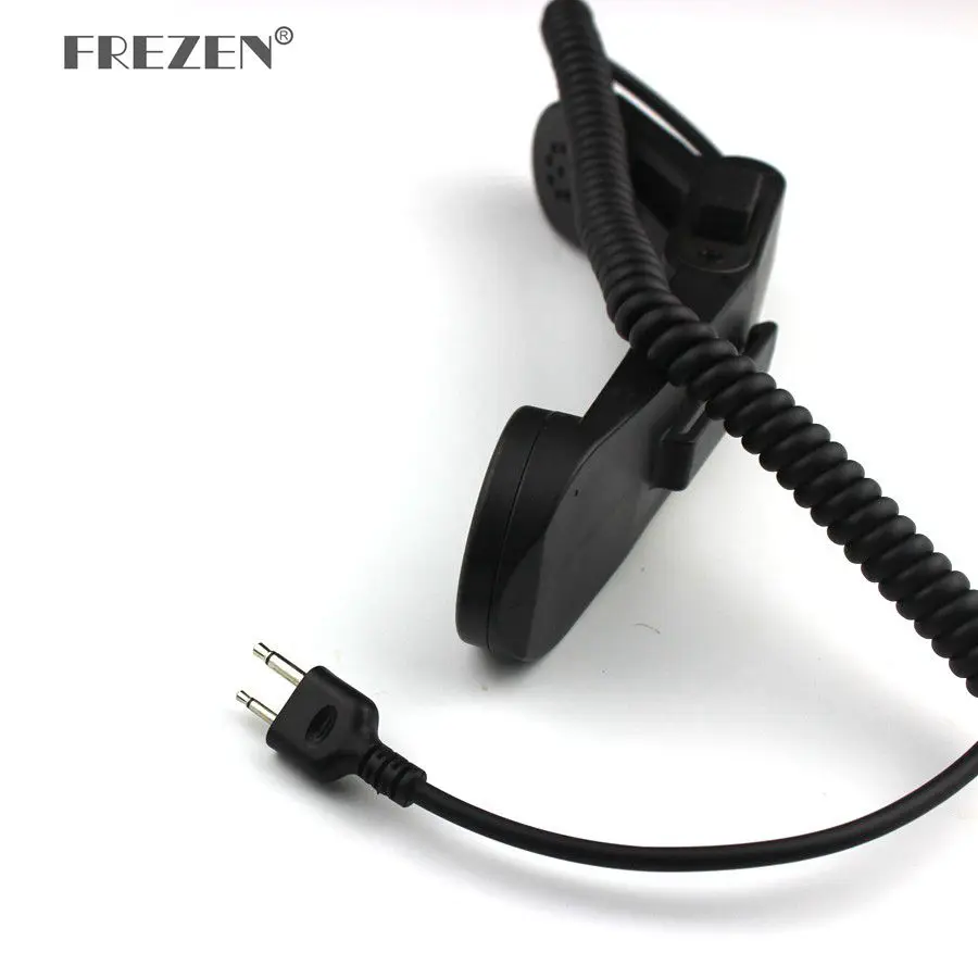 Walkie Talkie Stasiun Komunikasi Handphone IC Plug Tangan Mic Z-TAC Elemen H250-PTT Menangani Mikrofon Untuk ICOM IC-V8 V82