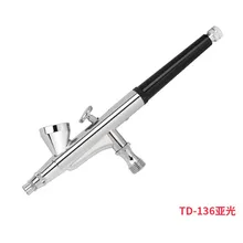 Набор прецизионных воздушных кистей двойного действия для гравитационной подачи TD-136 0,3 мм 2cc стакан распылитель Аэрограф для дизайна ногтей краска для тела макияж поделки