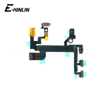 

For iPhone SE Power Switch On/ OFF Flex Cable with Mic Flashing Light Replacement Parts