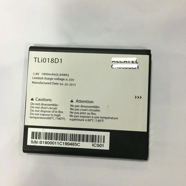 3 8 V 1800mAh TLi018D1 для Alcatel OneTouch pop 3(5) 5051A аккумулятор | Мобильные телефоны и аксессуары