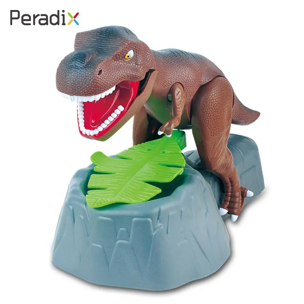 Электрический Динозавров кусаться руку динозавров взаимодействовать сделать звук Забавный Пластик многоцветный Дети трюк игрушка кусает