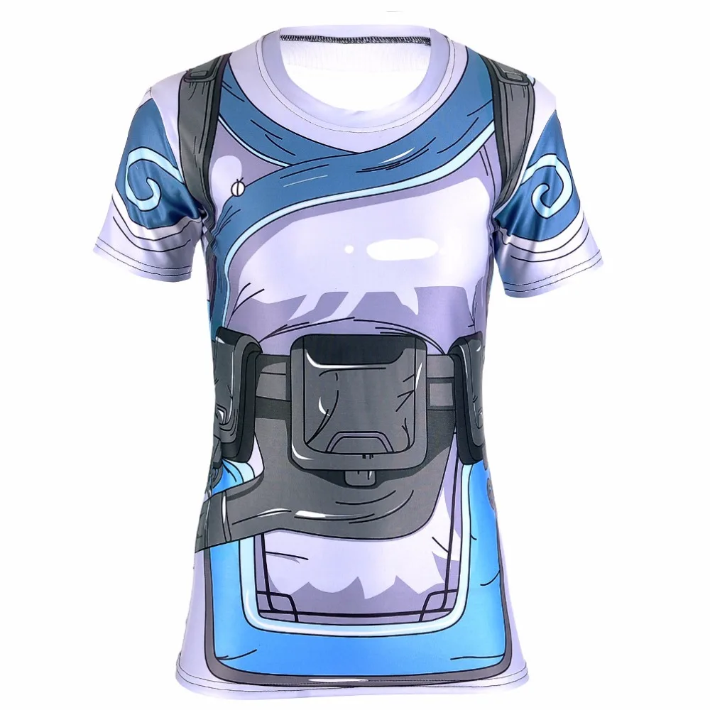 Часы над 3D спортивная футболка Женская Мужская DVA костюм косплей Genji Hanzo SOLDIER76 Mercy
