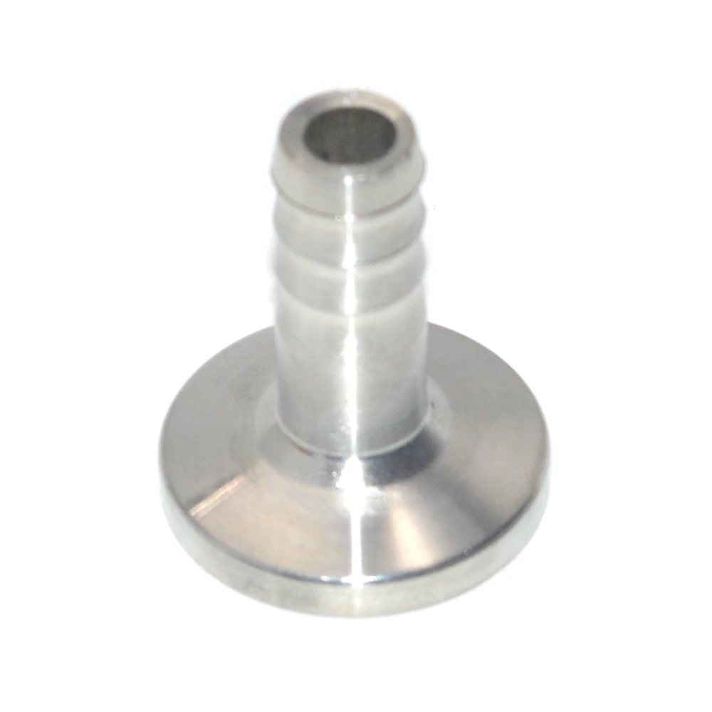

10mm OD Metal Hose Quick Connector Sanitary Barb Pipe Fitting Tri Clamp Type 25.4mm Ferrule Stainless Steel SS 304 SSH10-25.4