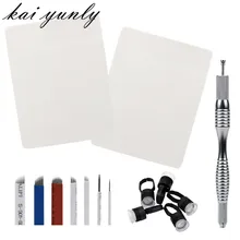 1 компл. microblading постоянный 3D бровей татуировки иглы Pen пигмент набор комплект Макияж 21 декабря
