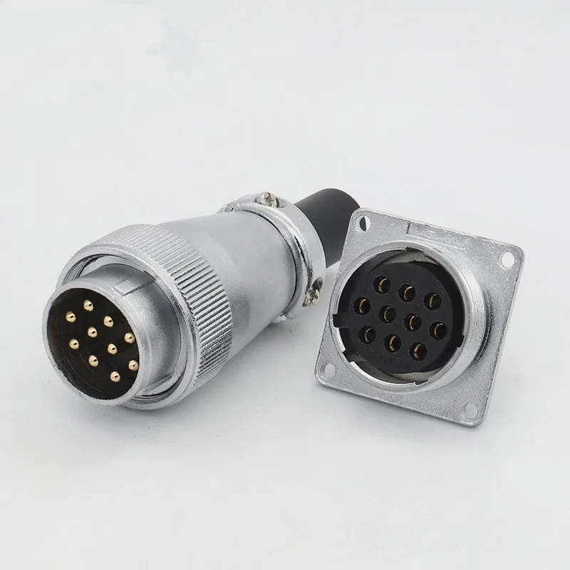 

1Set WS28 Aviation connector 2/3/4/5/7/8/10/12/16/17/20/24/26 Pin Connector TQ Z aviation Male Plug Female Socket plug connector