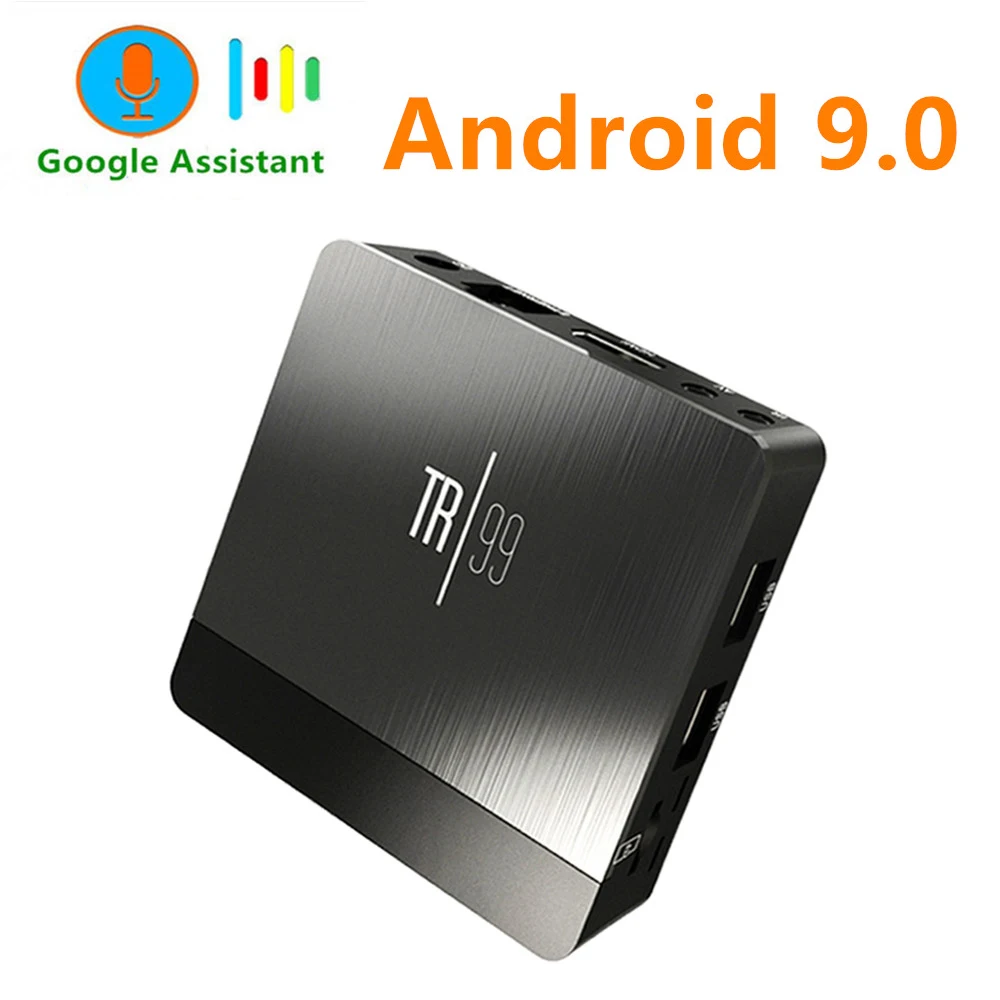 

Transpeed TR99 X2 Android 9.0 Smart TV BOX Google Voice Assistant Amlogic S905X2 4GB 64GB fast Wifi Bluetooth 4K 3D top box IPTV