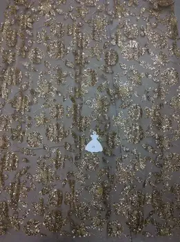 

Free Attractive Style top quality African soft mesh lace guipure net lace with Glitter Sequins for Garment
