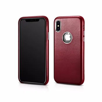 

3 Colors High Quality ICARER Handmade Retro Genuine Leather Case For iPhone XS Vintage Cowhide Leather Cover For iPhone Xs Max