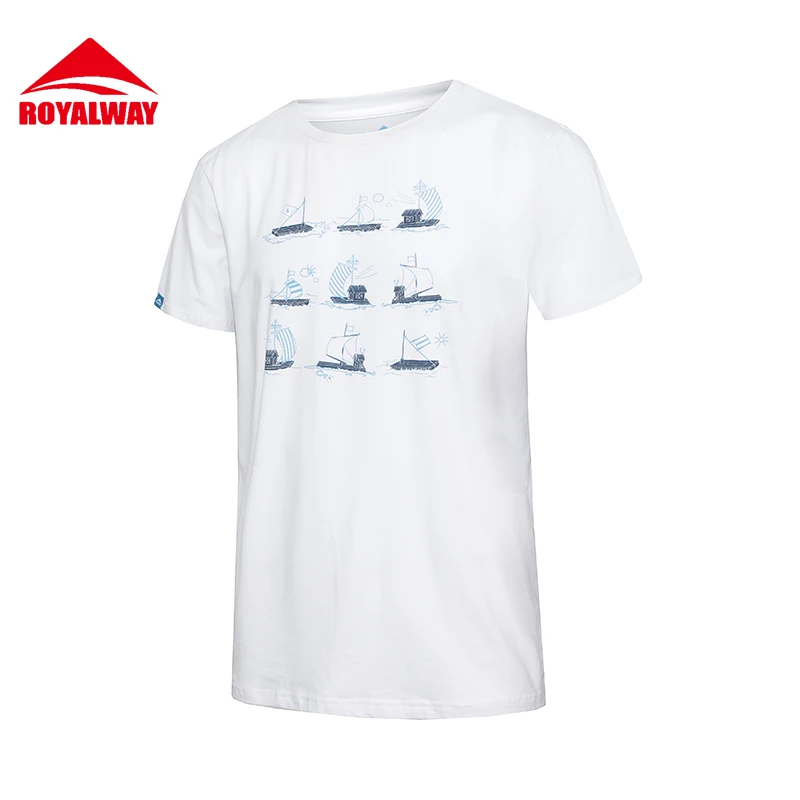 ROYALWAY походная рубашка для мужчин хлопок и спандекс Naturehike спортивные футболки# RFTM2153G