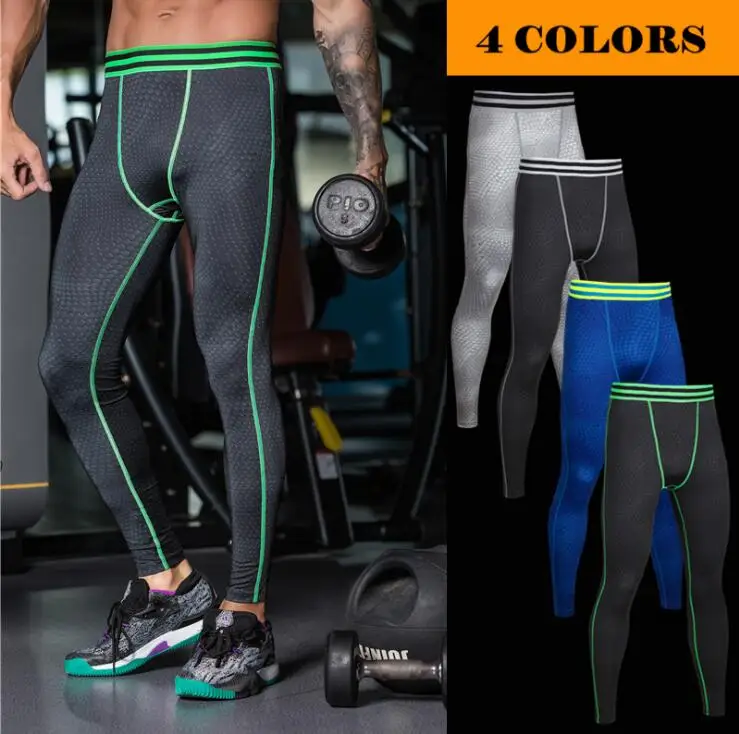 Basketball Running Tights Men Jogging Leggings Compression Pants Sports Fitness Gym Clothing