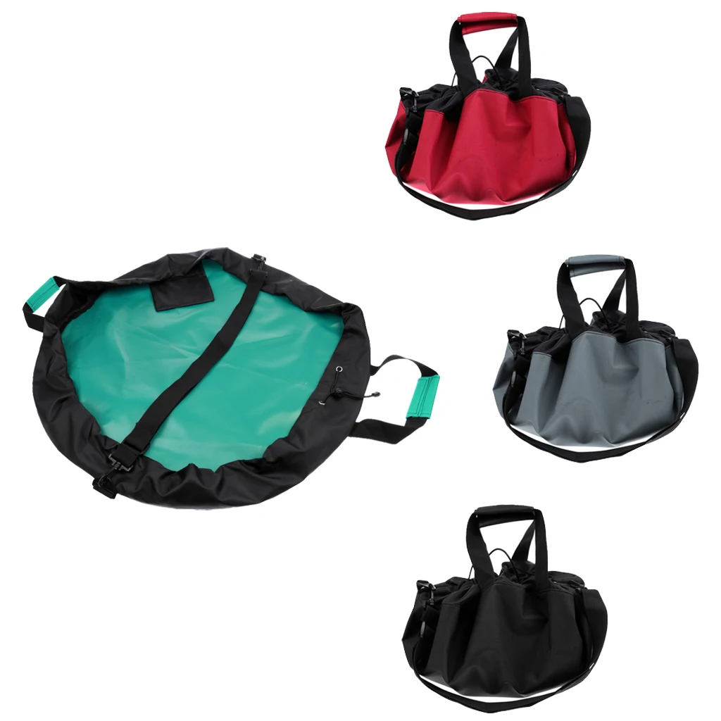 Durable Wetsuit Swimsuit Changing Mat/Waterproof Dry Bag with Handles Strap Pocket Awimming Surfing Diving Beach Accessories