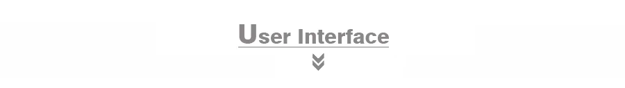 User interface