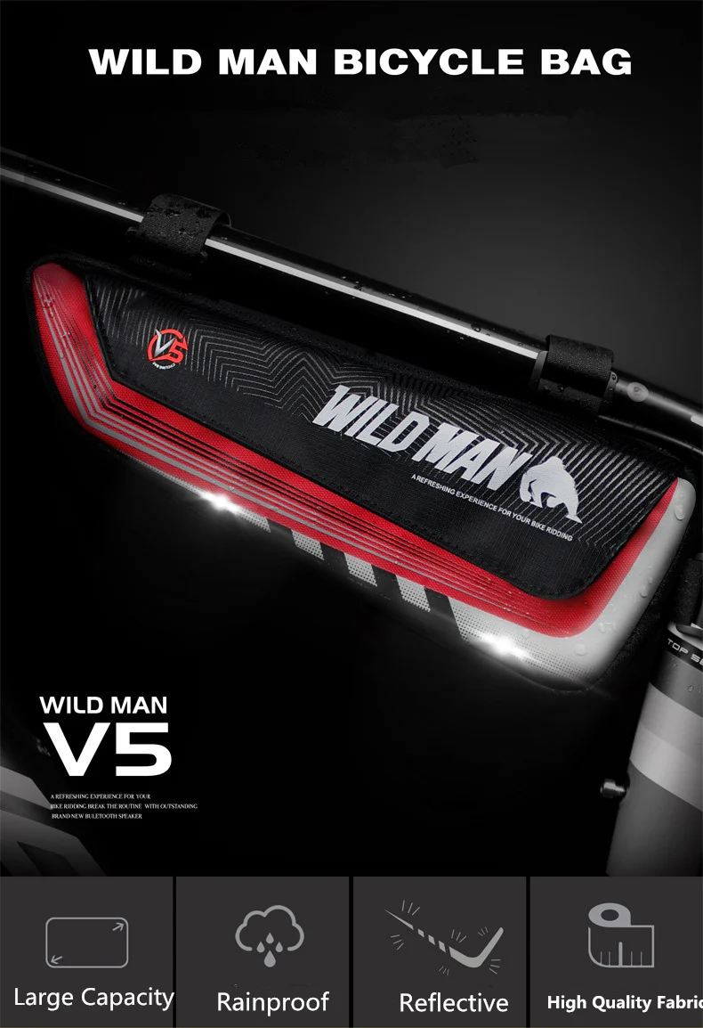 Excellent New Bike Triangle Bag Tools Bag Large Capacity Wear-Resisting Rainproof Cycling MTB Road Bicycle Front Frame Top Tube Bag z4 1 Excellent New Bike Triangle Bag Tools Bag Large Capacity Wear-Resisting Rainproof Cycling MTB Road Bicycle Front Frame Top Tube Bag z4 1